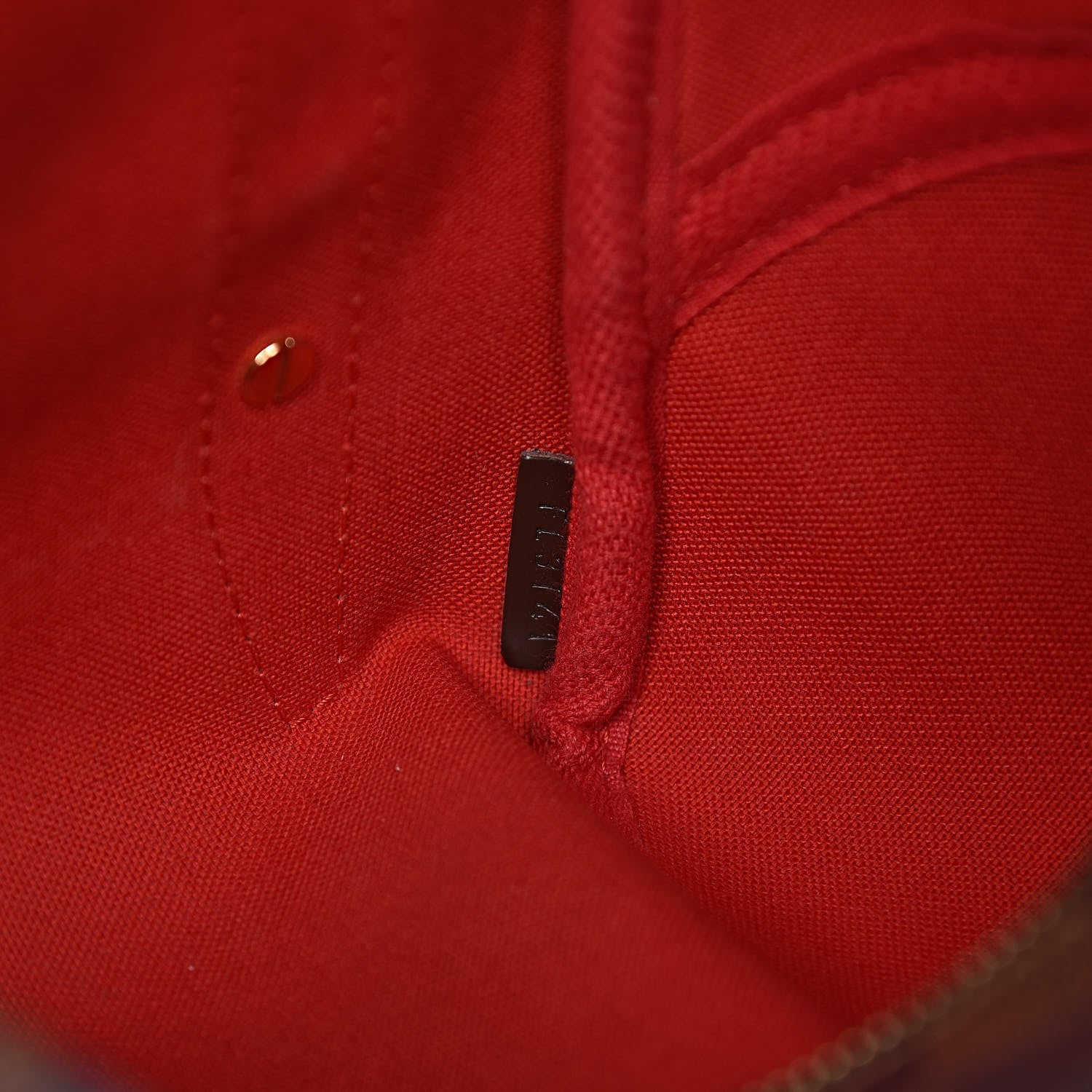 Louis Vuitton Damier Ebene Rivington GM 6 of 9