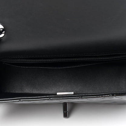 Chanel Patent Calfskin Quilted Mini Rectangular Flap So Black 4 of 4