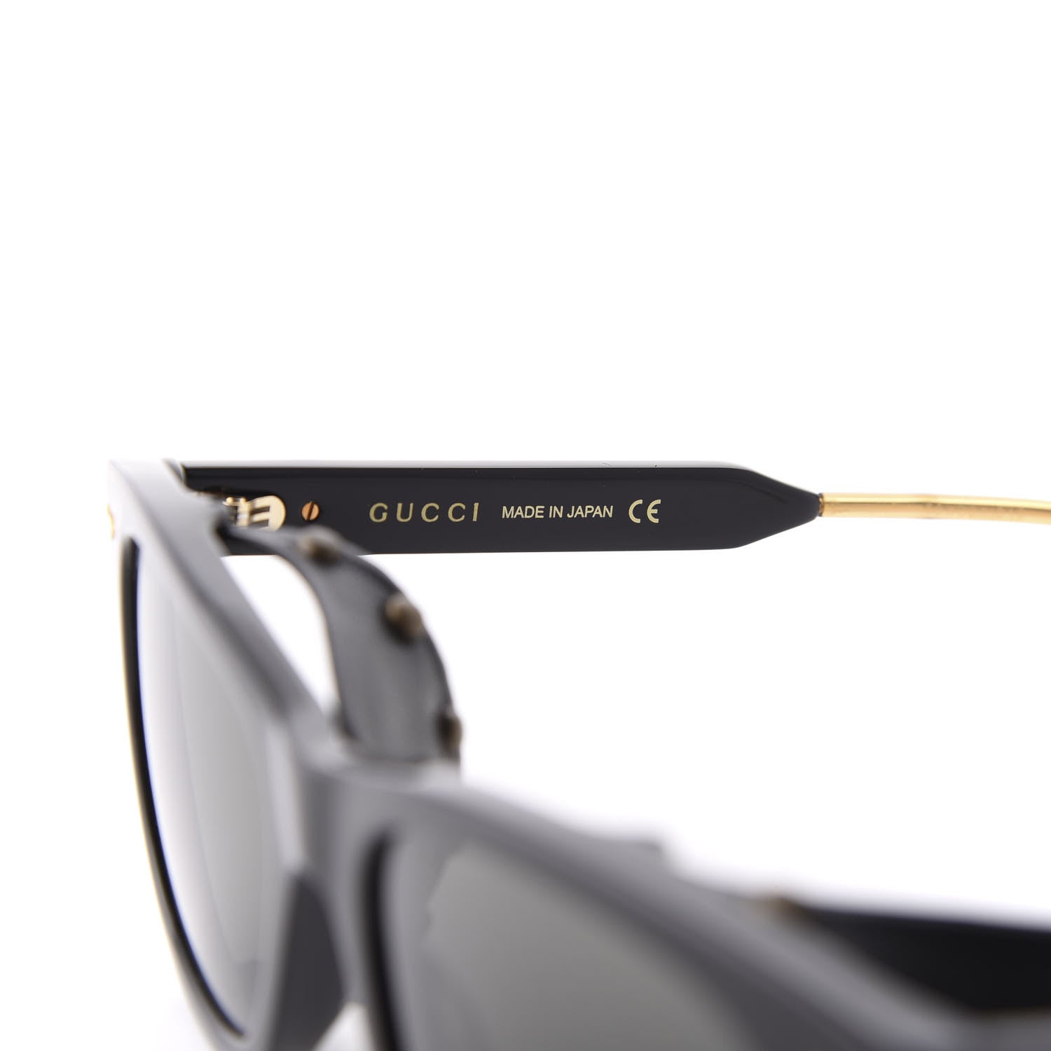 Gucci Acetate Square Frame Sunglasses GG0671S Black 5 of 10