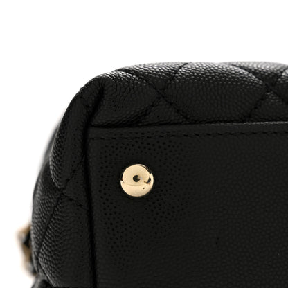 Chanel Caviar Quilted Small Coco Handle Flap Black 11 of 11