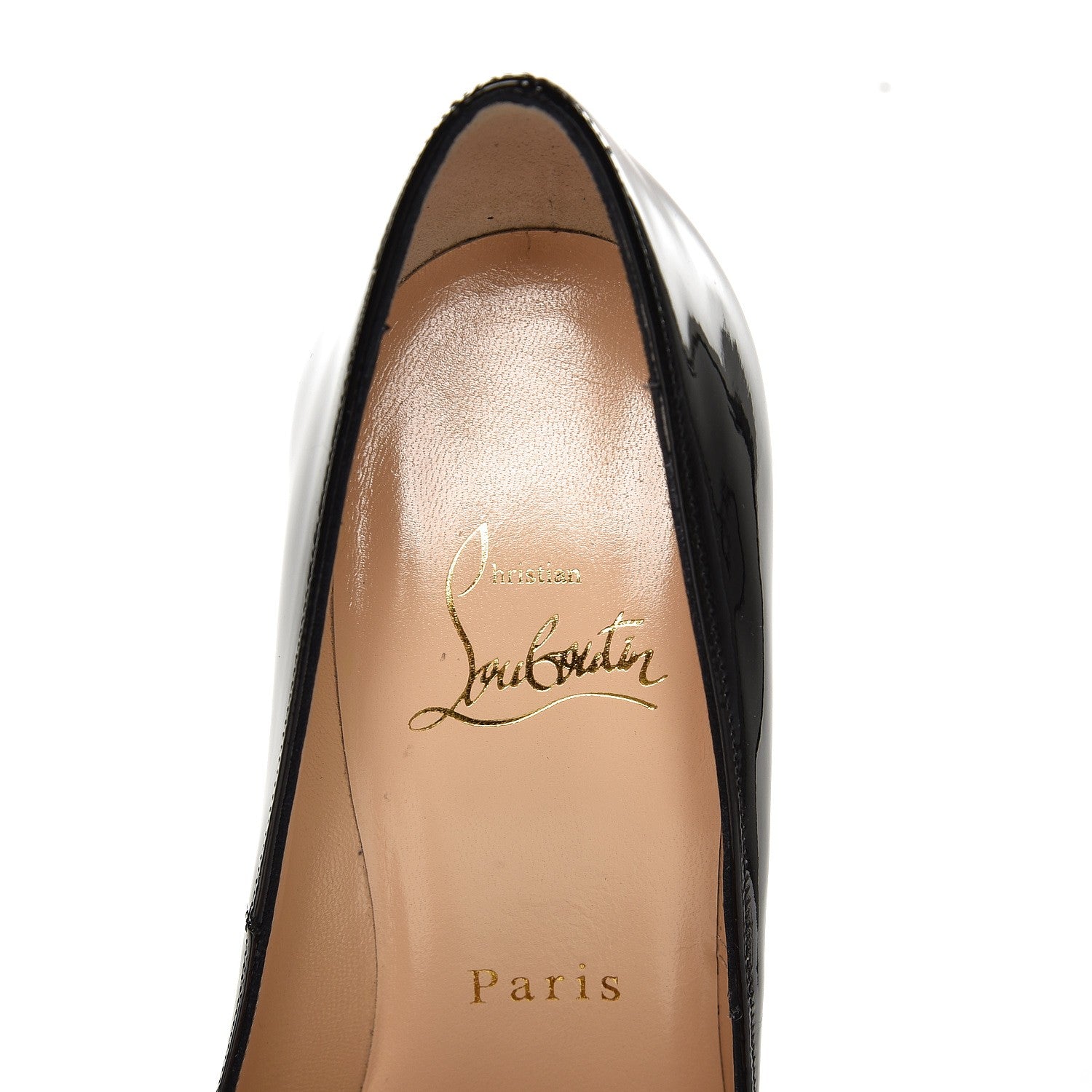 Christian Louboutin Patent Pigalle 120 Pumps 35.5 Black 5 of 9