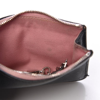 Fendi Vitello Elite Century Hypnoteyes Studded Coin Pouch Key Case Bubblegum Multicolor 18 of 18