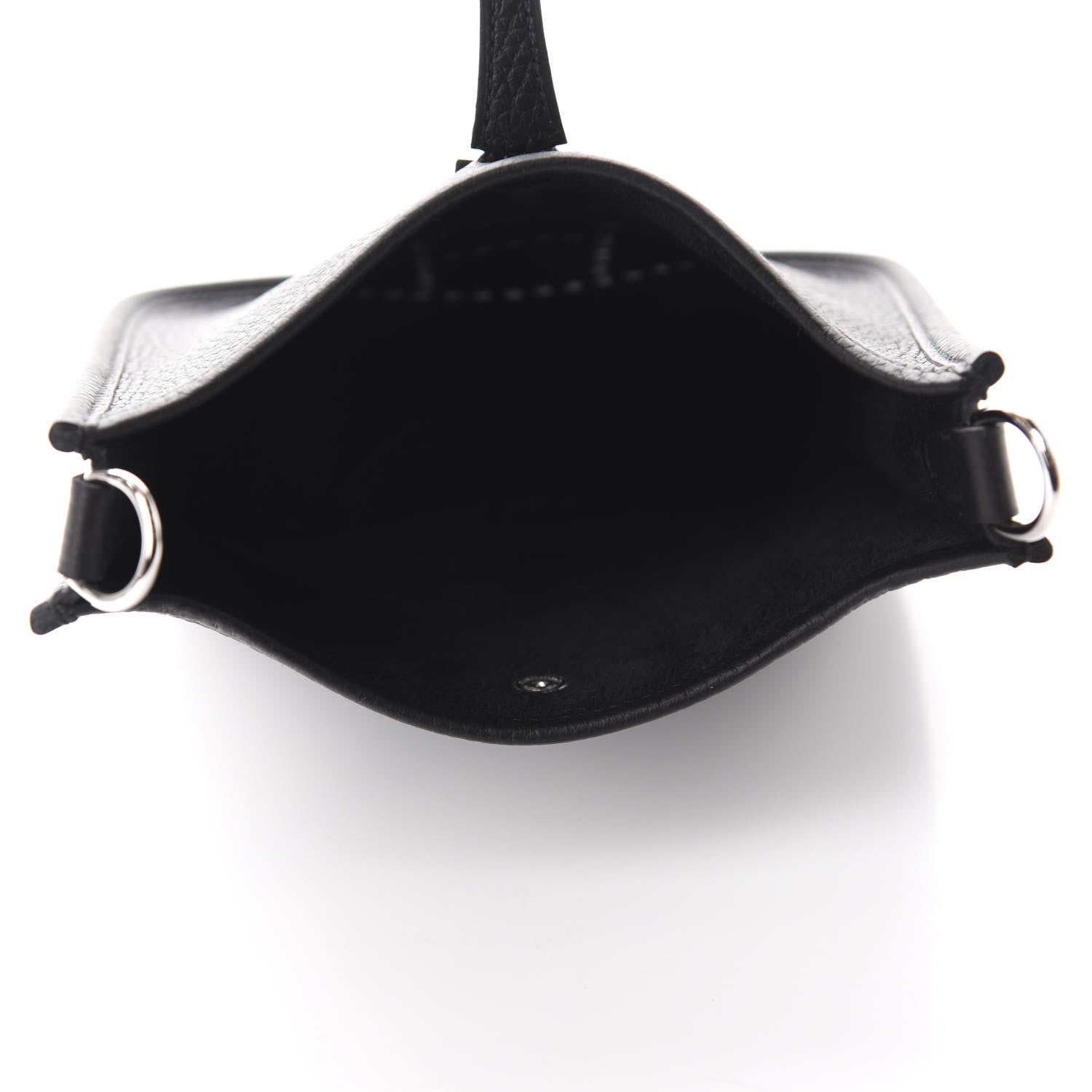Hermes Taurillon Clemence Evelyne TPM Black 5 of 11