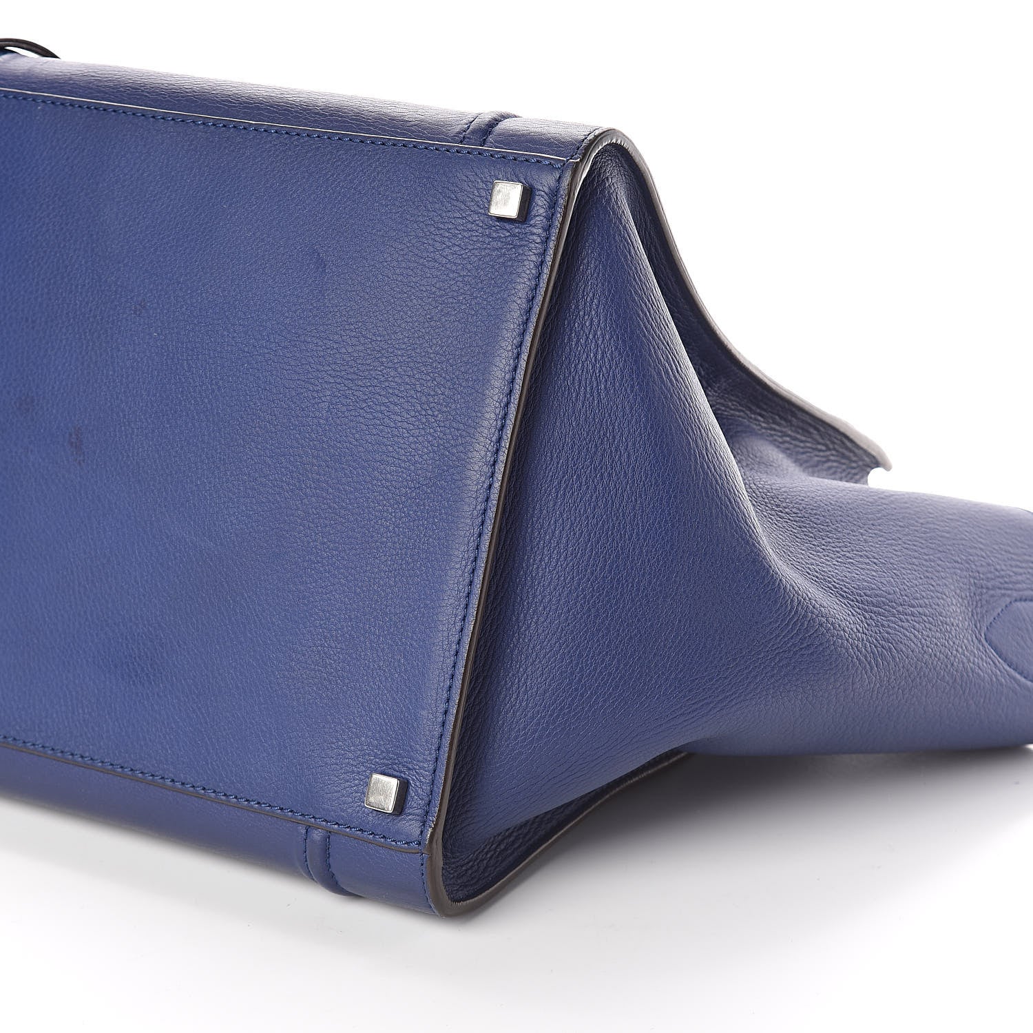 Celine Supple Calfskin Medium Phantom Luggage Indigo 9 of 9
