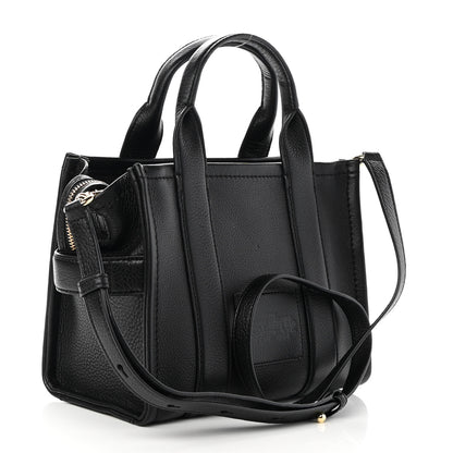 Marc Jacobs Grained Calfskin Small The Tote Bag Black 3 of 10