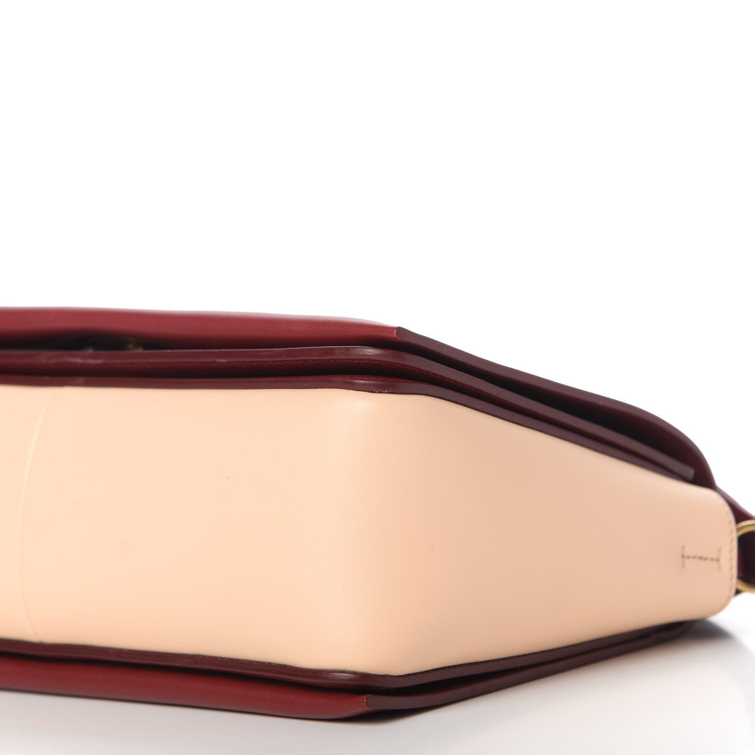 Celine Shiny Smooth Calfskin Medium Frame Shoulder Bag Ruby Nude 7 of 10