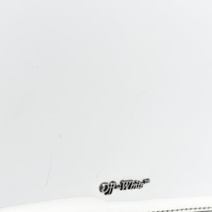 Off-White Patent Mirror Binder Clip Bag Silver 10 of 11