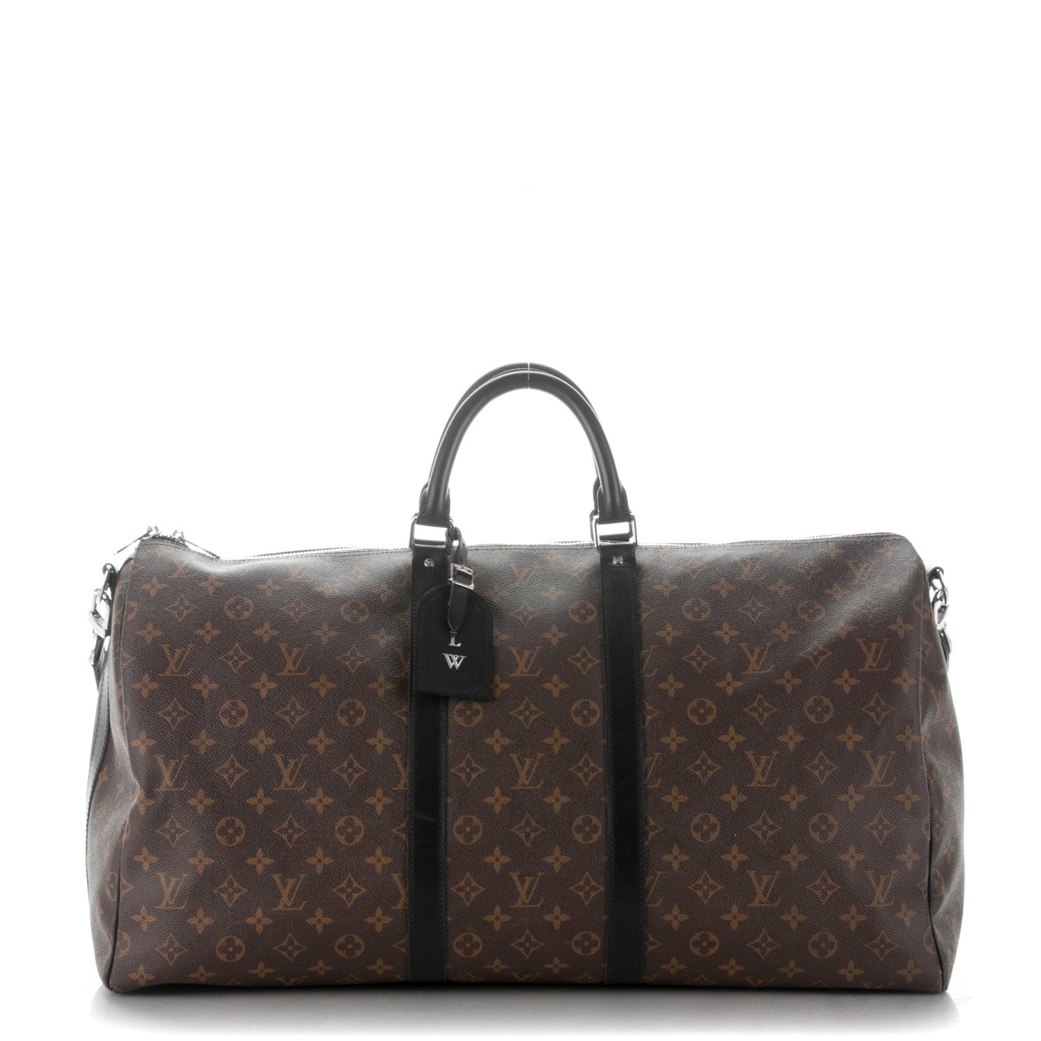 Louis Vuitton Monogram Macassar Keepall Bandouliere 55 1 of 8
