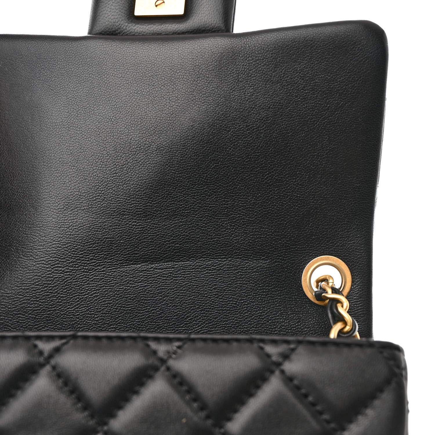 Chanel Lambskin Quilted Mini Pearl Crush Flap Black 11 of 13
