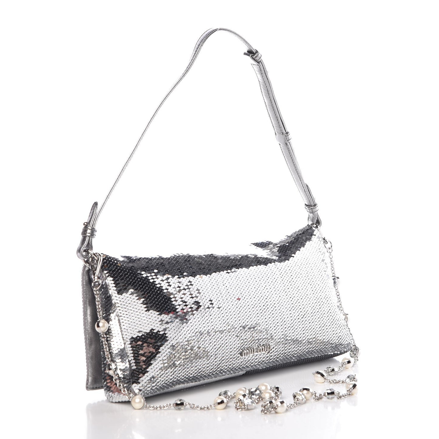 Paillettes Sequin Flap Silver