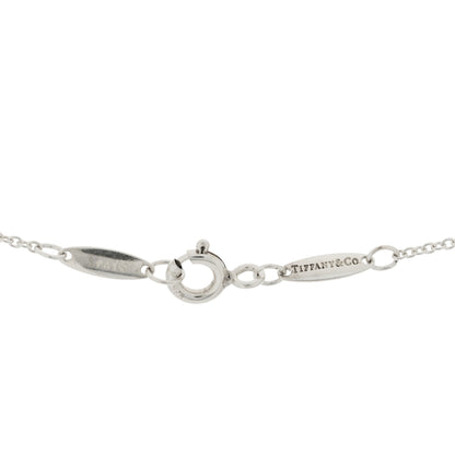 Tiffany Sterling Silver Aquamarine Elsa Peretti Color by the Yard Pendant Necklace 5 of 6