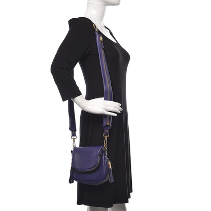 Tom Ford Calfskin Mini Jennifer Crossbody Bag Violet Blue 2 of 10
