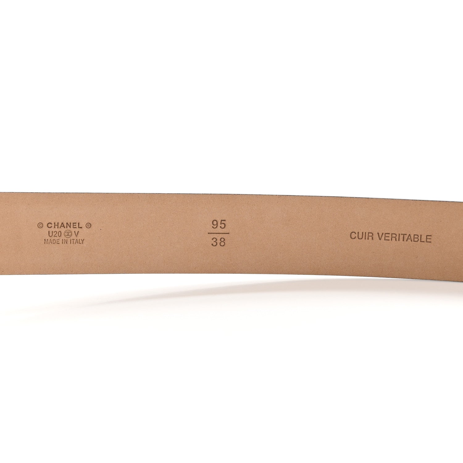 Chanel Calfskin Belt 95/38 Black 5 of 6