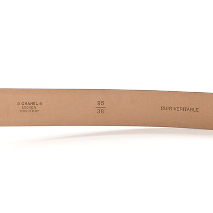 Chanel Calfskin Belt 95/38 Black 5 of 6