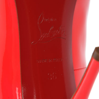 Christian Louboutin Patent Batignolles 100 Pumps 36 Fluo Rose Paris 6 of 7
