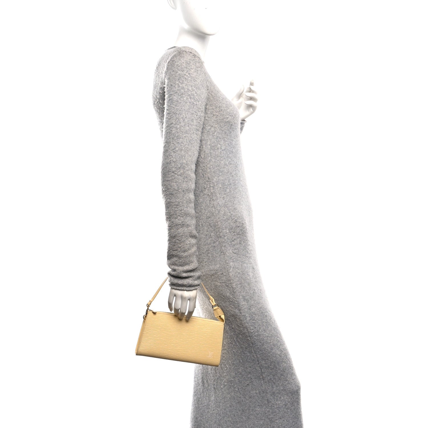 Louis Vuitton Epi Pochette Accessories 24  Vanilla 2 of 10