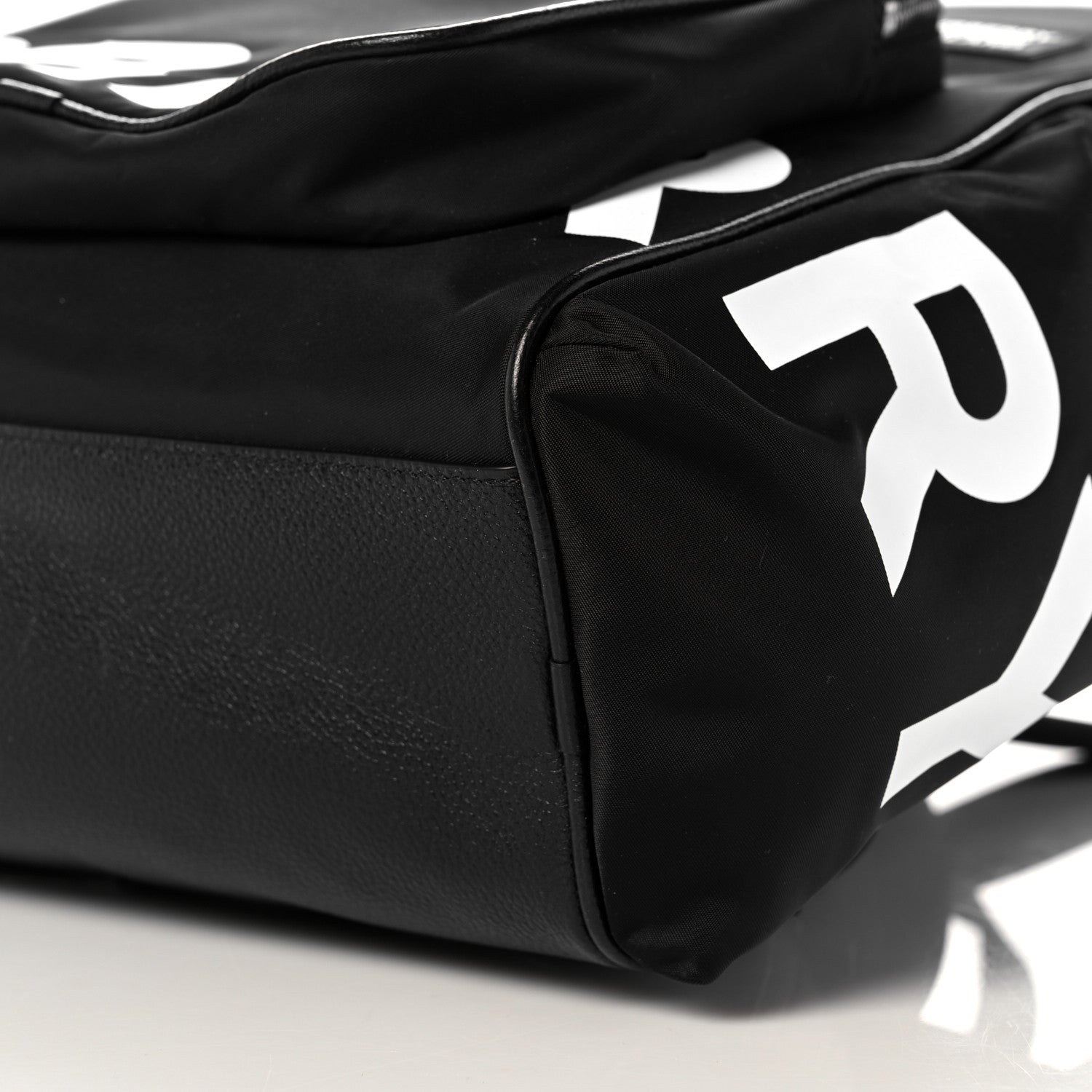 Burberry Nylon Logo Print Backpack Black 9 of 9