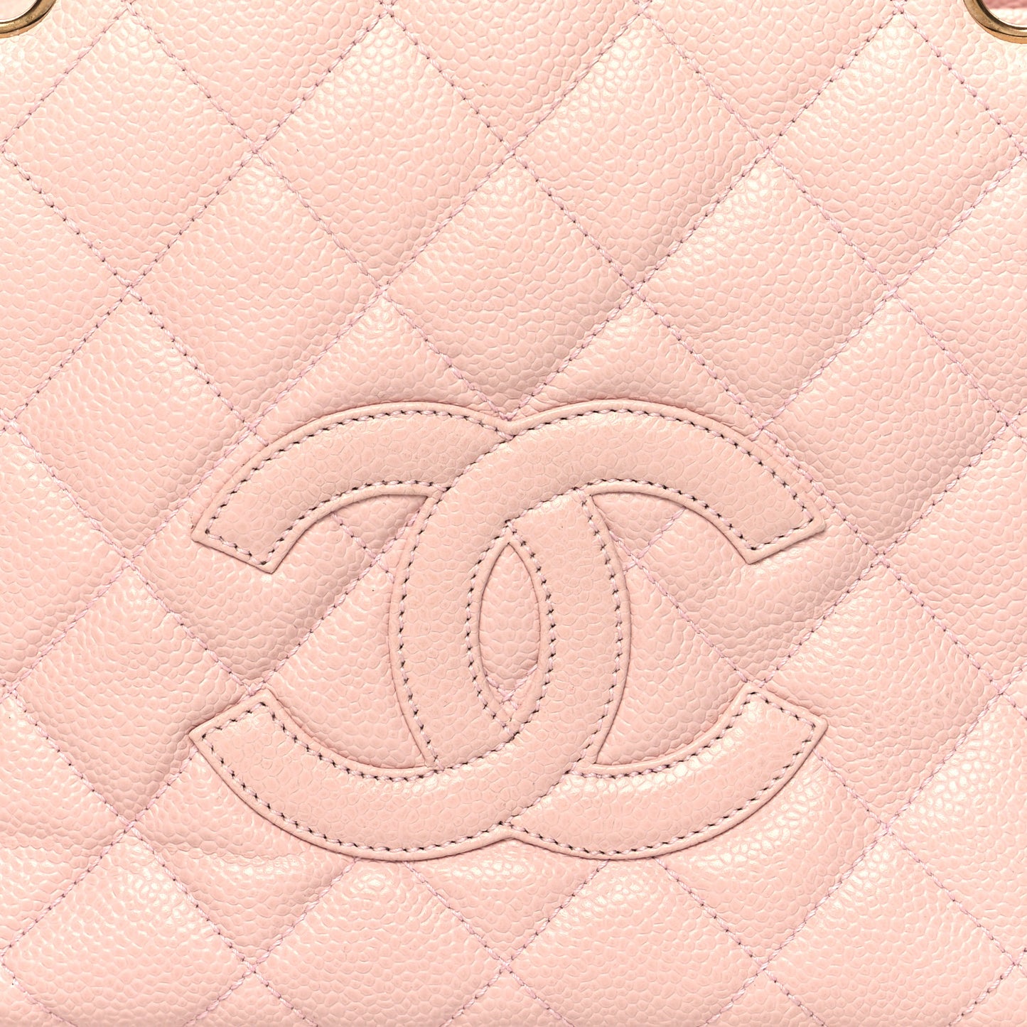 Caviar Quilted Petit Timeless Shopping Tote PTT Pink