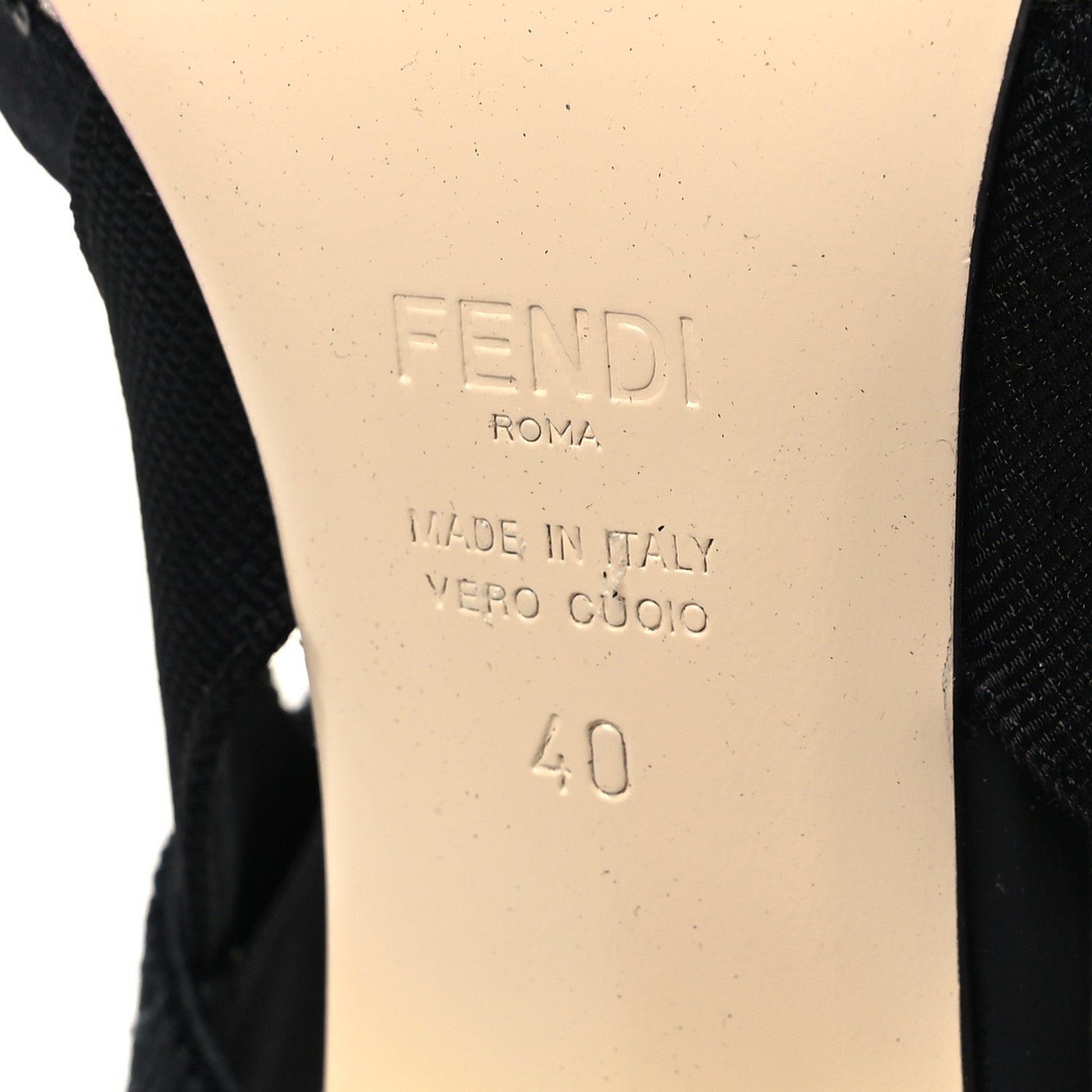 Fendi X JOSHUA VIDES Mesh Sequin Floral Embroidered Colibri 85mm Slingback Pumps 40 Black 6 of 8