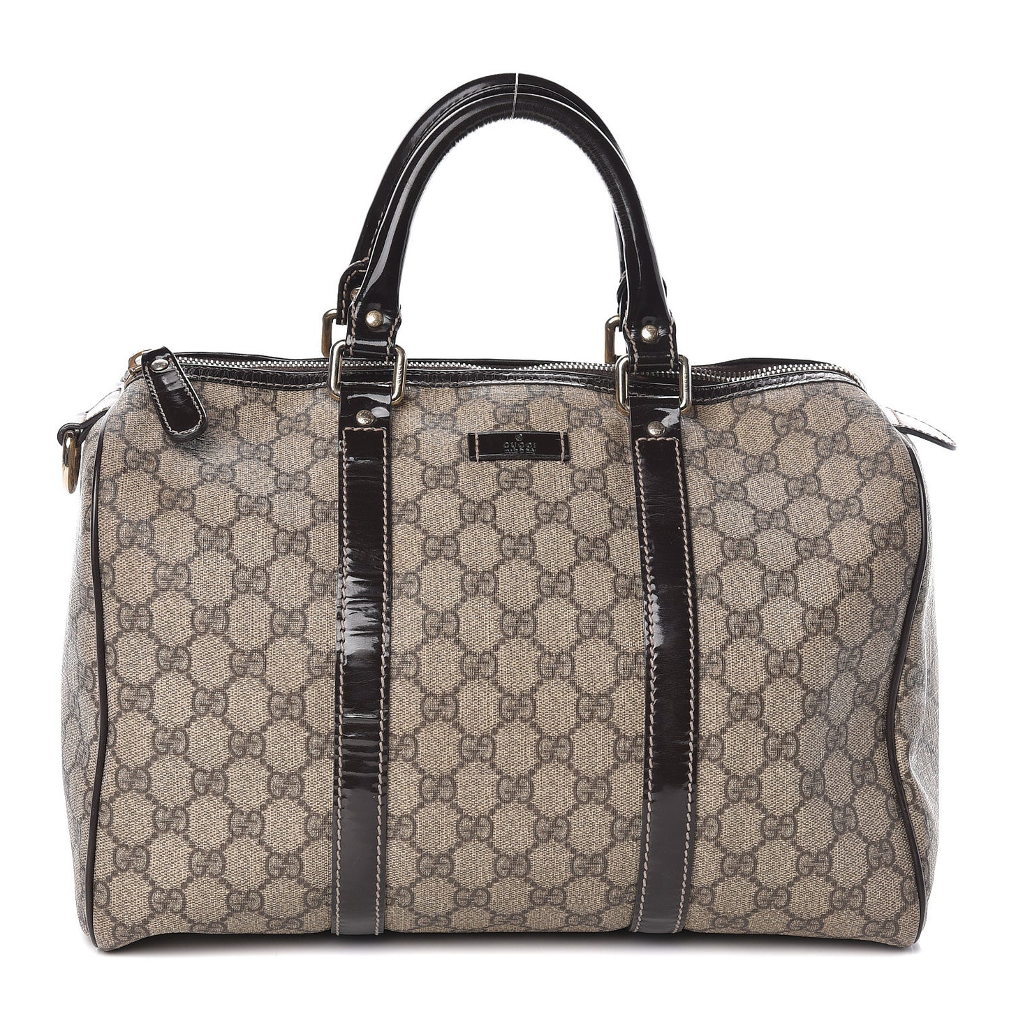 GG Plus Monogram Medium Joy Boston Dark Brown
