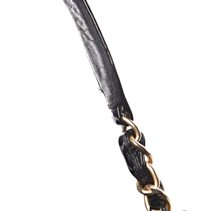 Chanel Patent Perforated CC Shopping Tote Black 11 of 21