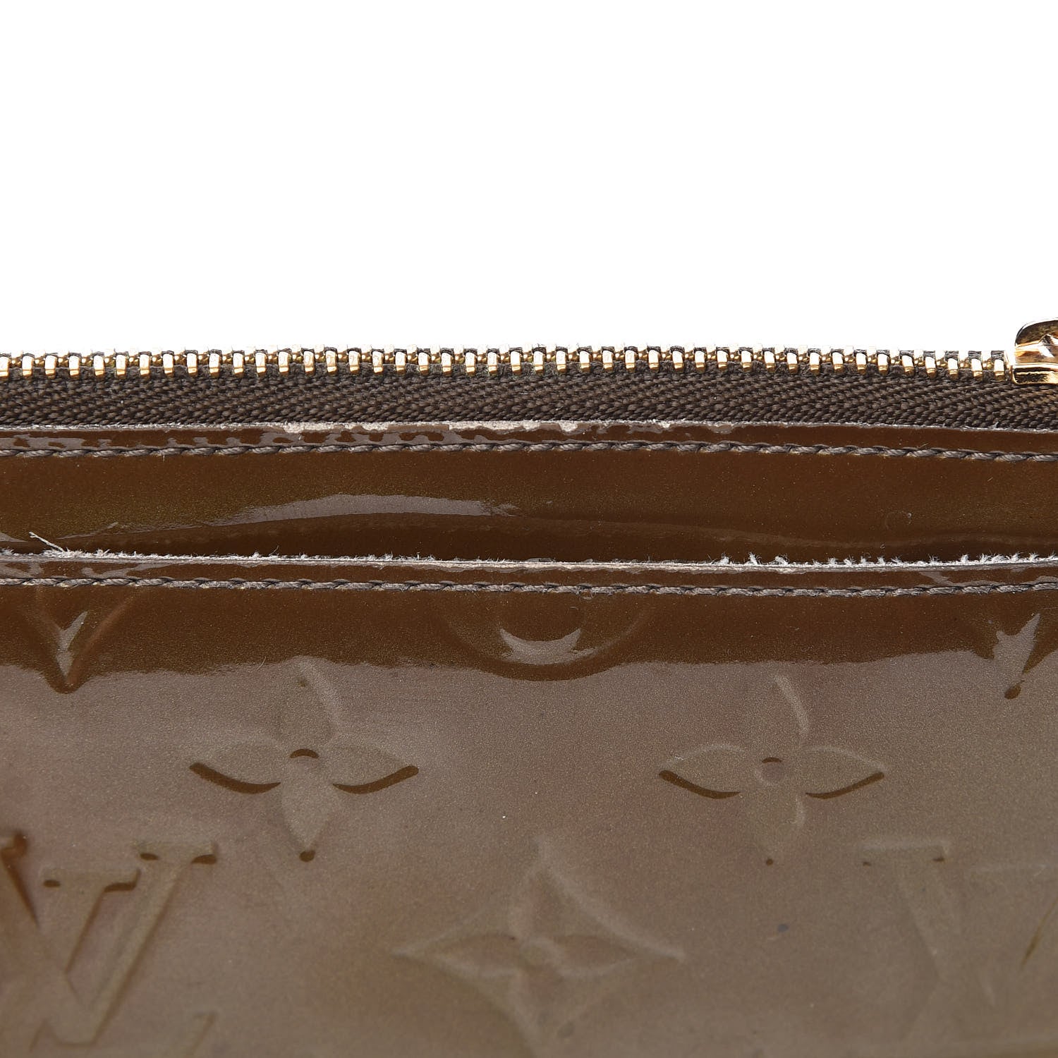 Louis Vuitton Vernis Key Pouch Vert Bronze 7 of 10
