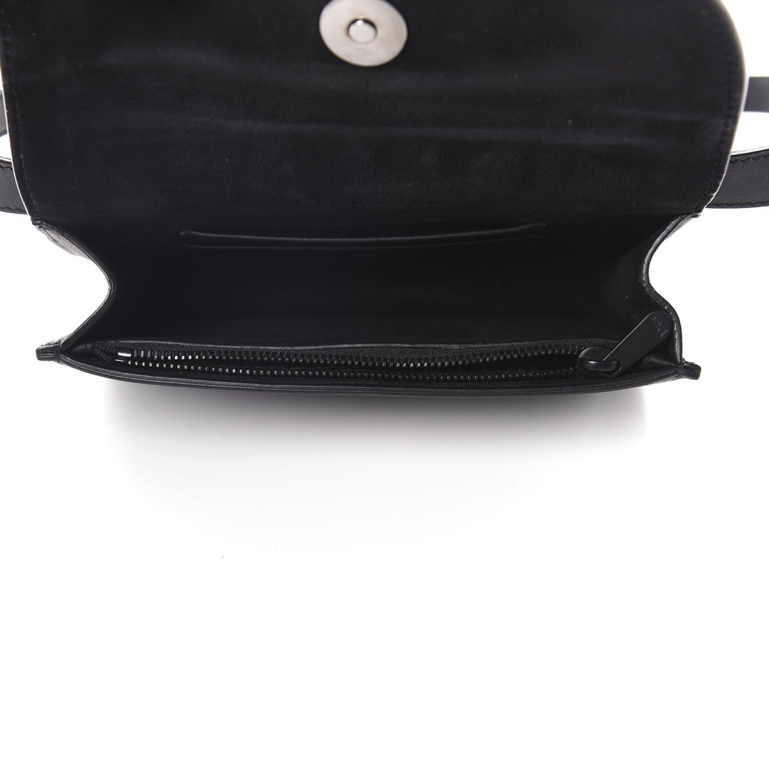 Christian Dior Ultra Matte Calfskin Saddle Belt Bag Black 5 of 11