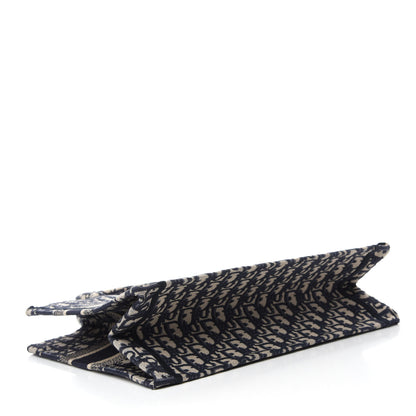 Christian Dior Oblique Medium Book Tote Blue Multicolor 4 of 11