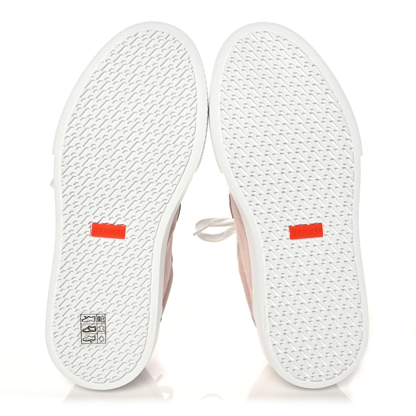 Calfskin Canvas Day Sneakers 38.5 Framboise White