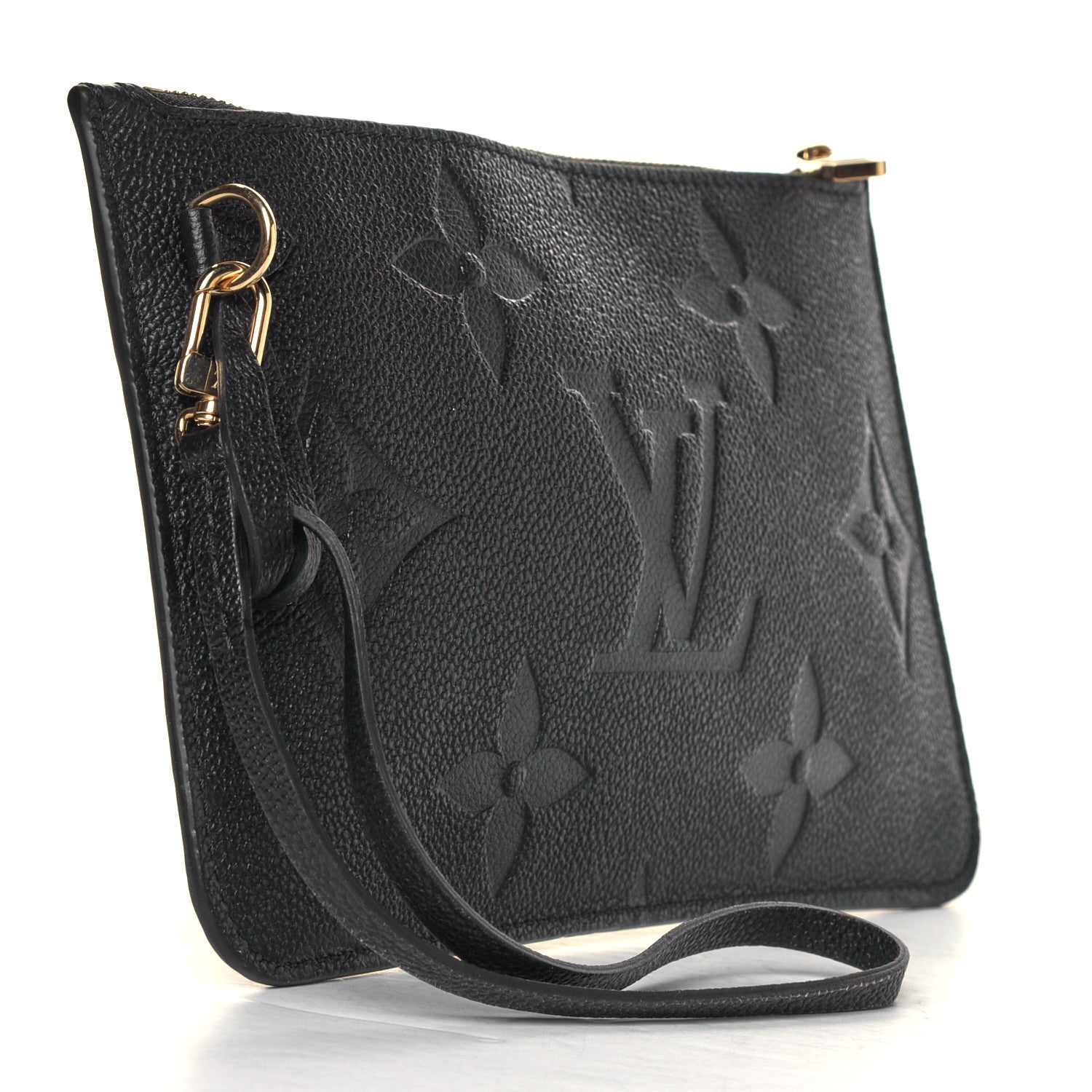 Louis Vuitton Empreinte Monogram Giant Neverfull MM Pochette Black 2 of 4