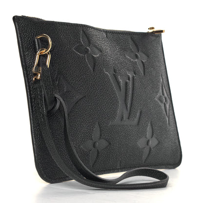 Louis Vuitton Empreinte Monogram Giant Neverfull MM Pochette Black 2 of 4