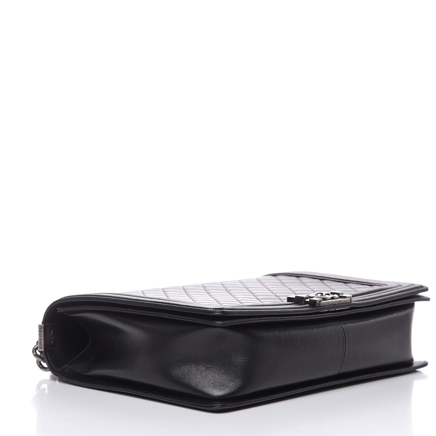 Chanel Lambskin Quilted Large Boy Flap Black 4 of 15