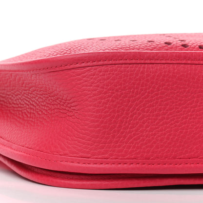 Hermes Taurillon Clemence Evelyne III PM Rose Extreme 9 of 11