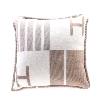 Hermes Wool Cashmere Avalon Vibration Pillow PM Coco Camomille 2 of 2