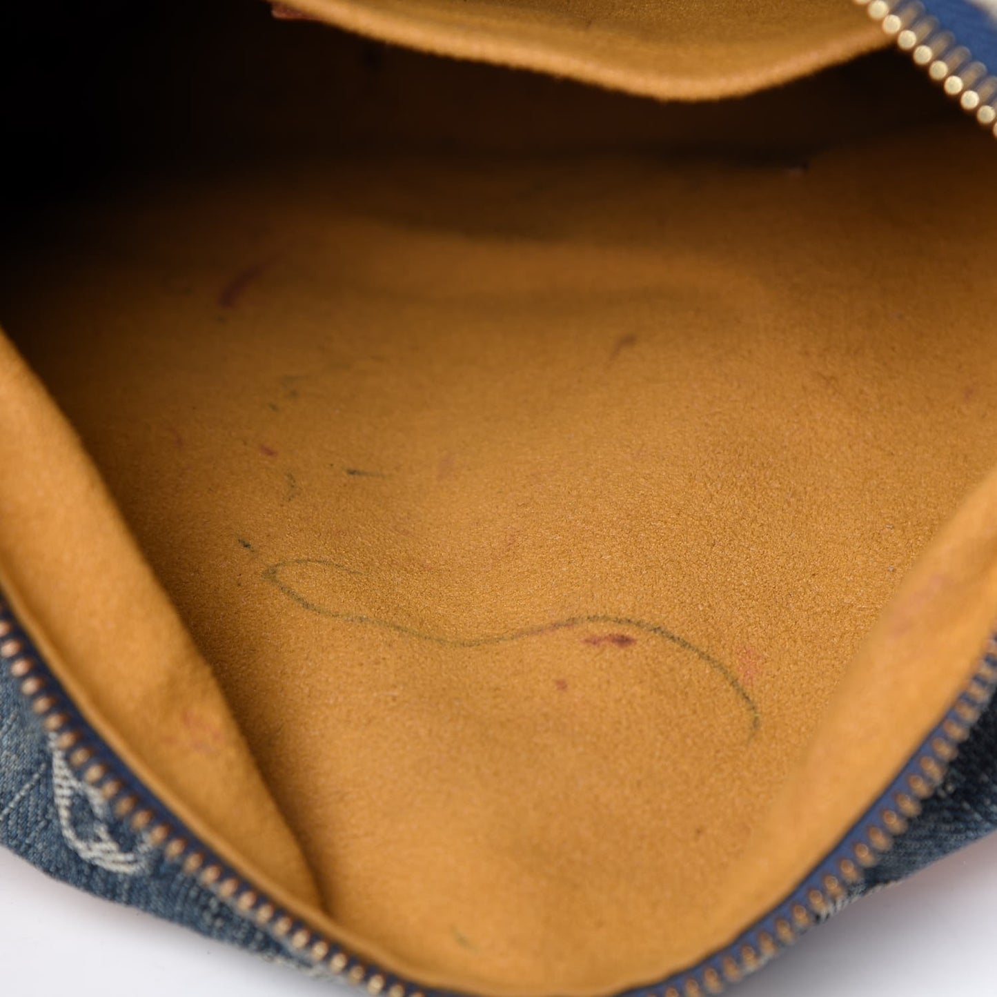 Monogram Denim Baggy PM Blue