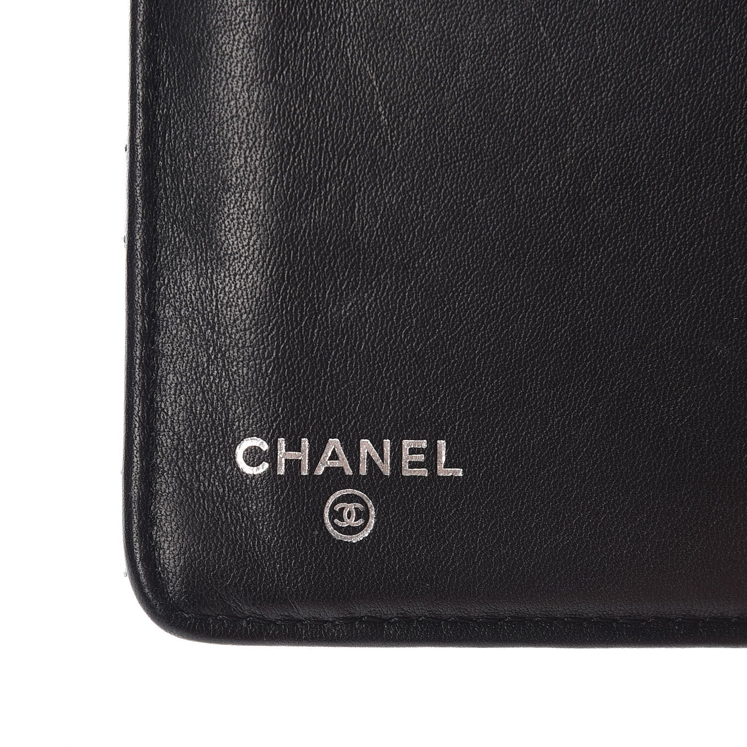 Chanel Patent Quilted Brilliant Zipped Pocket Wallet Black 7 of 11