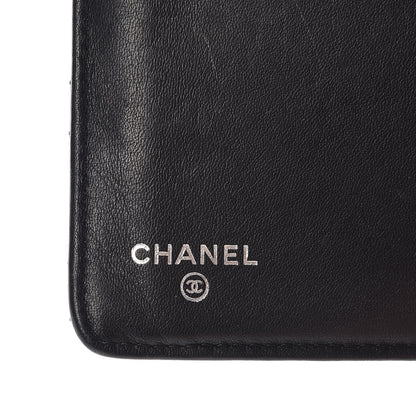 Chanel Patent Quilted Brilliant Zipped Pocket Wallet Black 7 of 11