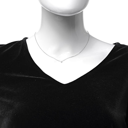 Cartier 18K White Gold Diamond SM D'Amour Pendant Necklace 2 of 5