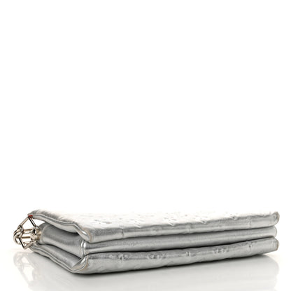 Louis Vuitton Metallic Lambskin Embossed Monogram Coussin PM Silver 4 of 17