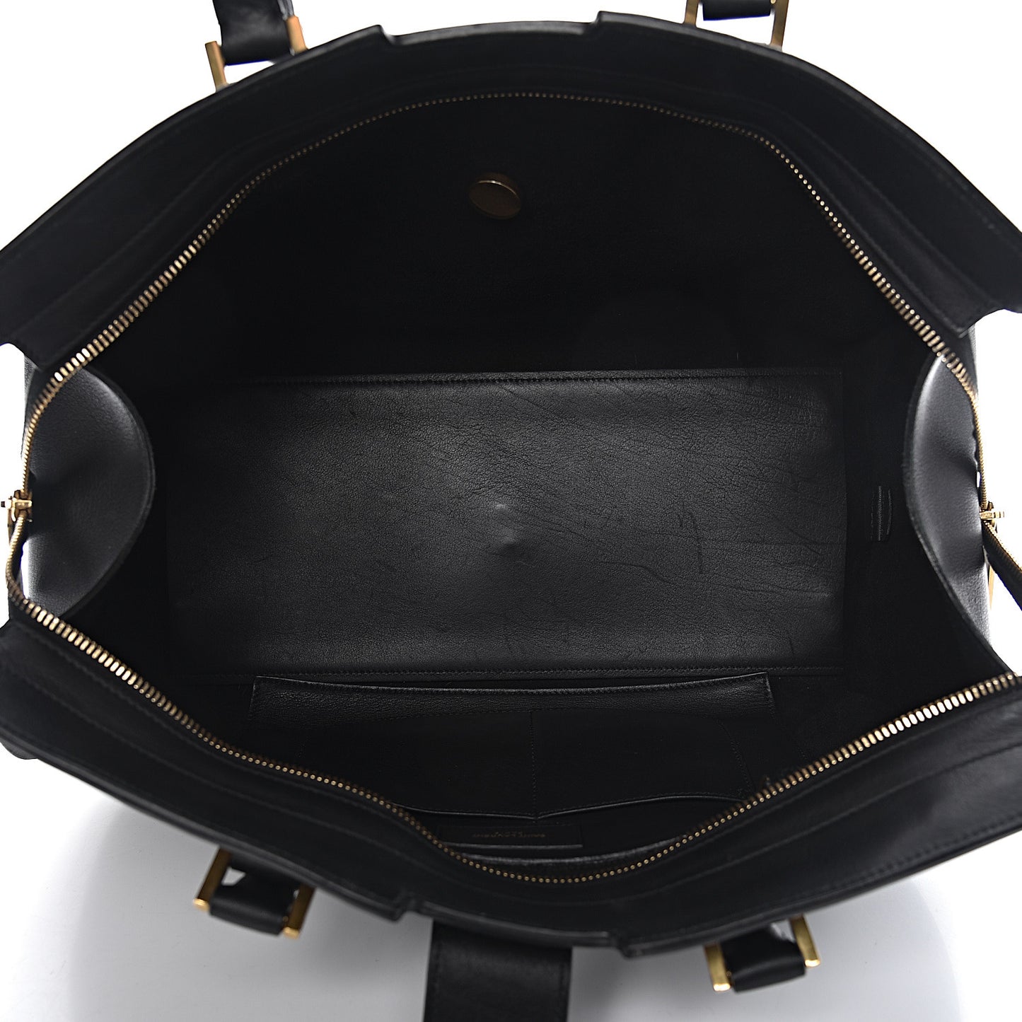 Calfskin Medium Classic Y Cabas Black
