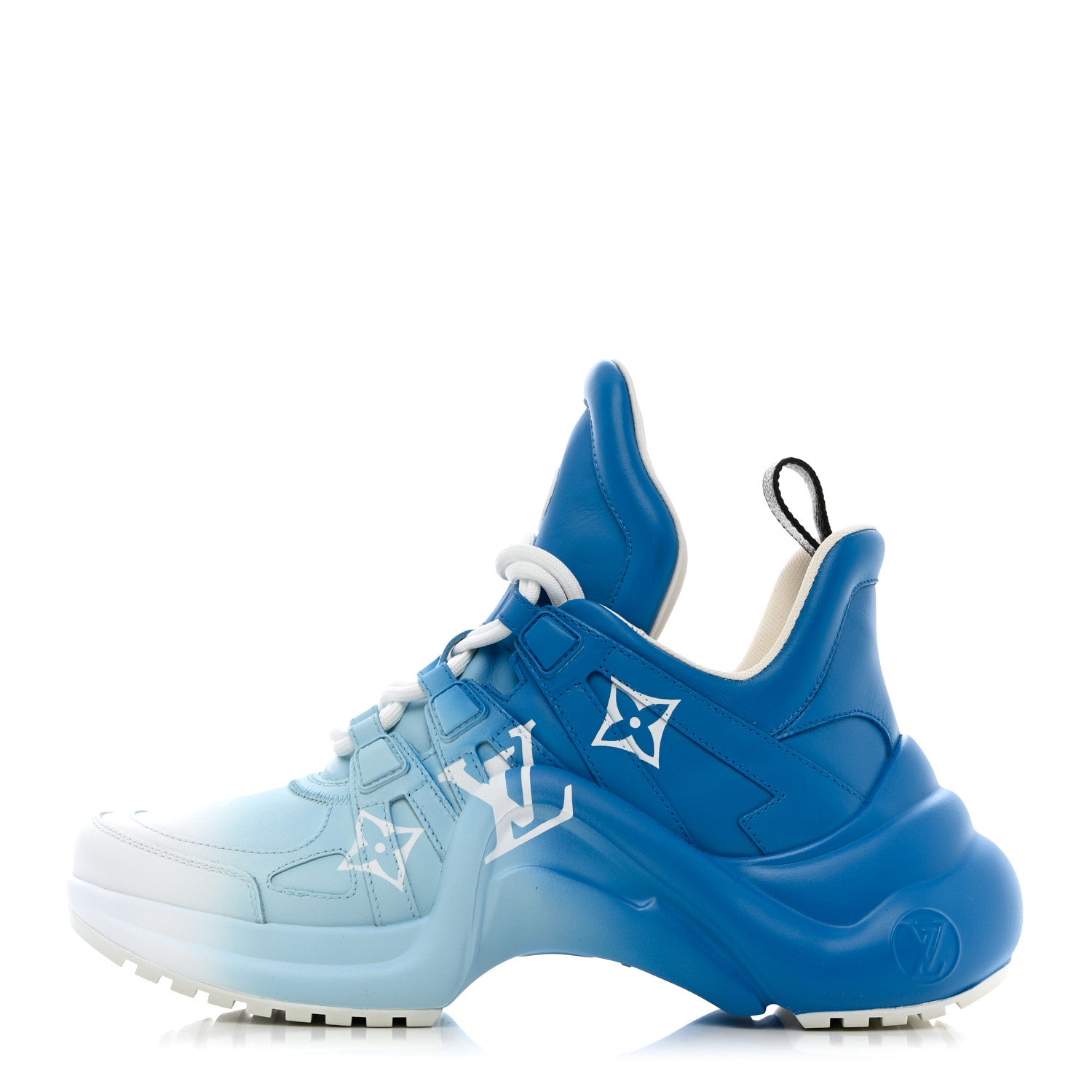 Louis Vuitton Calfskin LV Archlight Sneakers 37.5 Blue 1 of 17