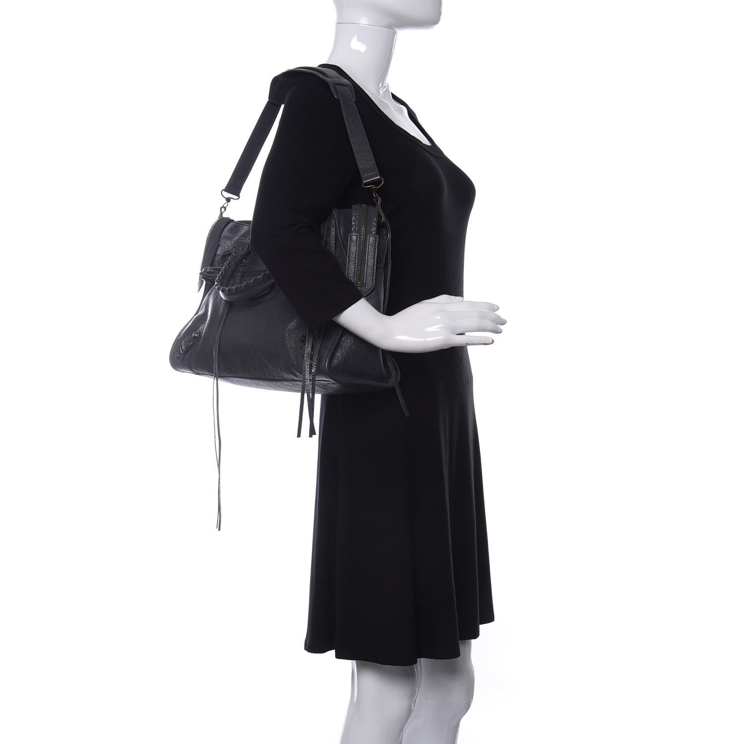 Balenciaga Agneau Classic Hardware City Gris Fossile 2 of 10