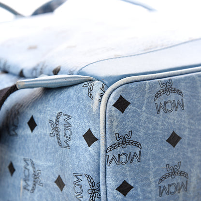 MCM Visetos Medium Stark Backpack Light Blue 9 of 12