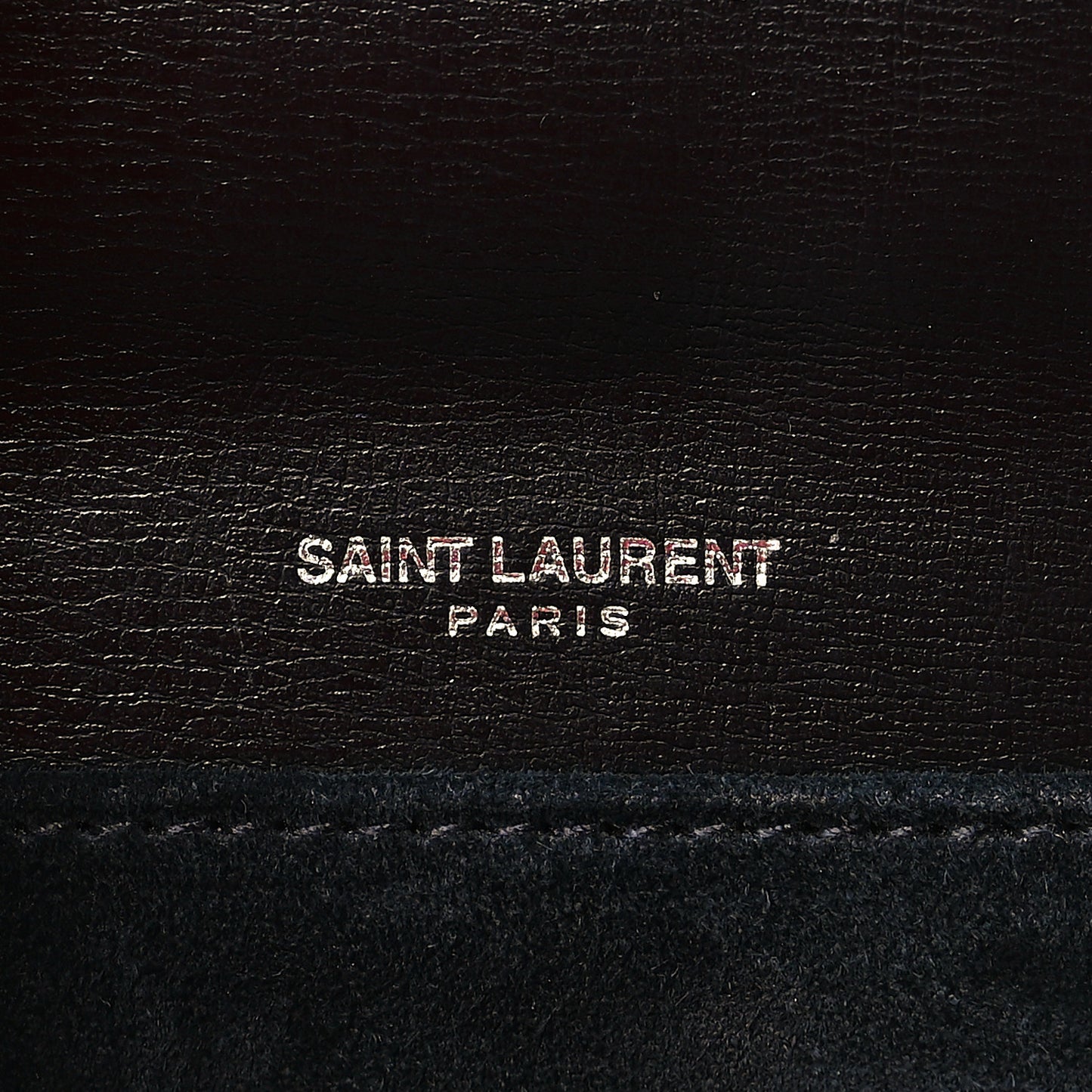 Smooth Calfskin Suede Medium Bellechasse Black