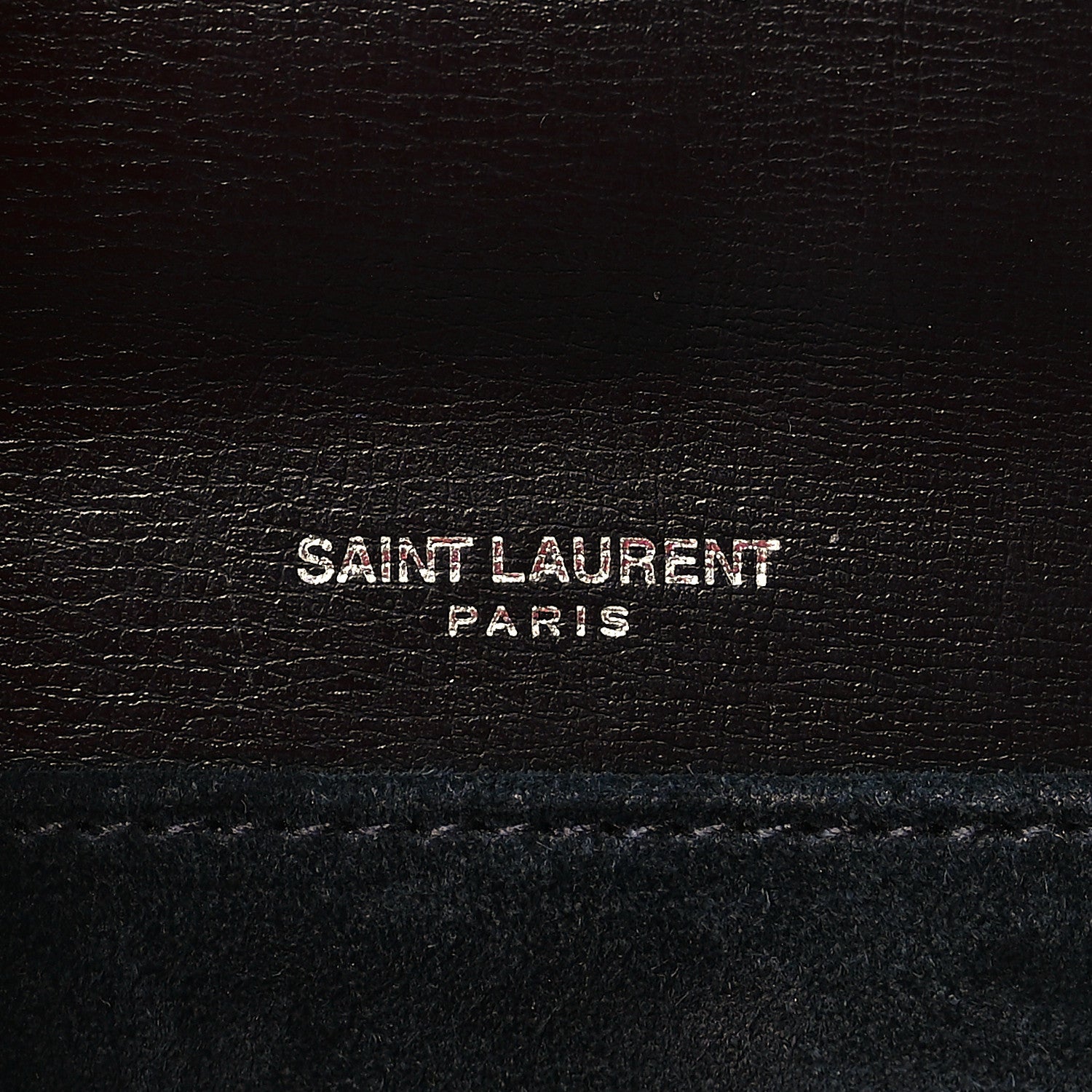 Saint Laurent Smooth Calfskin Suede Medium Bellechasse Black 6 of 9