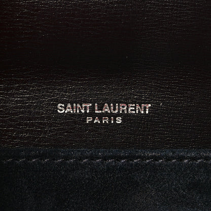 Saint Laurent Smooth Calfskin Suede Medium Bellechasse Black 6 of 9