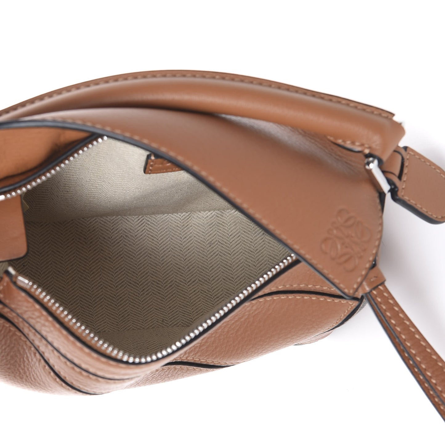 Calfskin Mini Puzzle Bag Tan