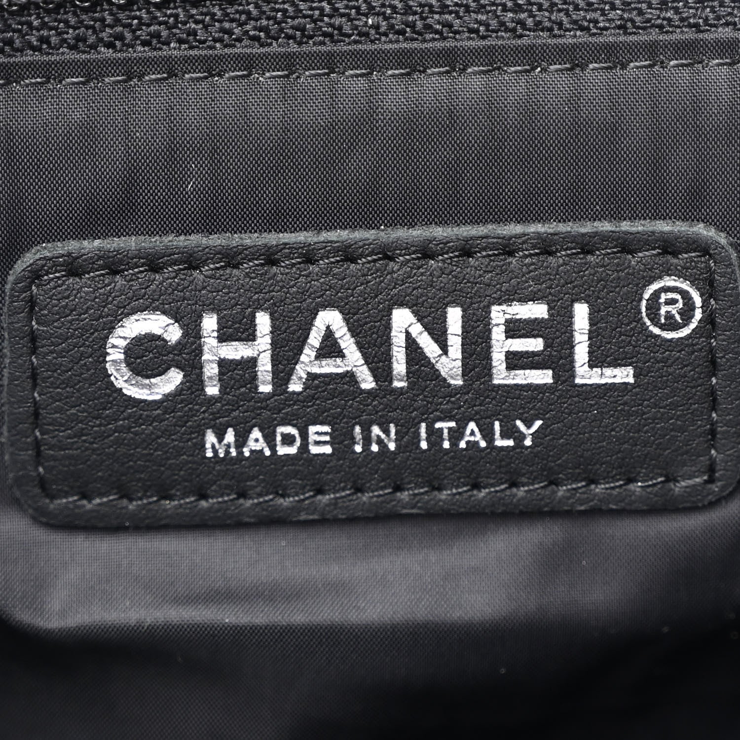 Chanel Wool Nylon Quilted Coco Neige Backpack Black Ecru 6 of 10