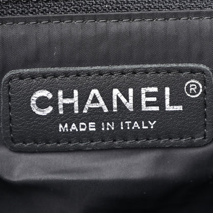 Chanel Wool Nylon Quilted Coco Neige Backpack Black Ecru 6 of 10