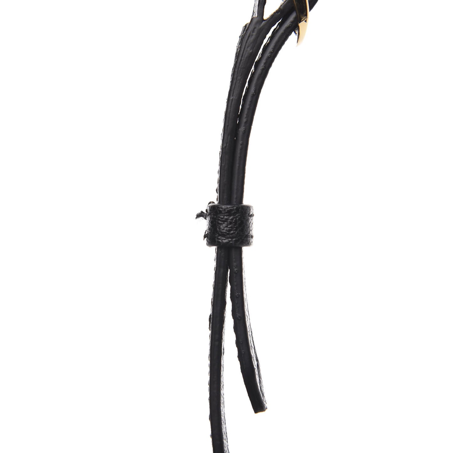 Chevre Gold Metallic Edge Hardware Nano City Black